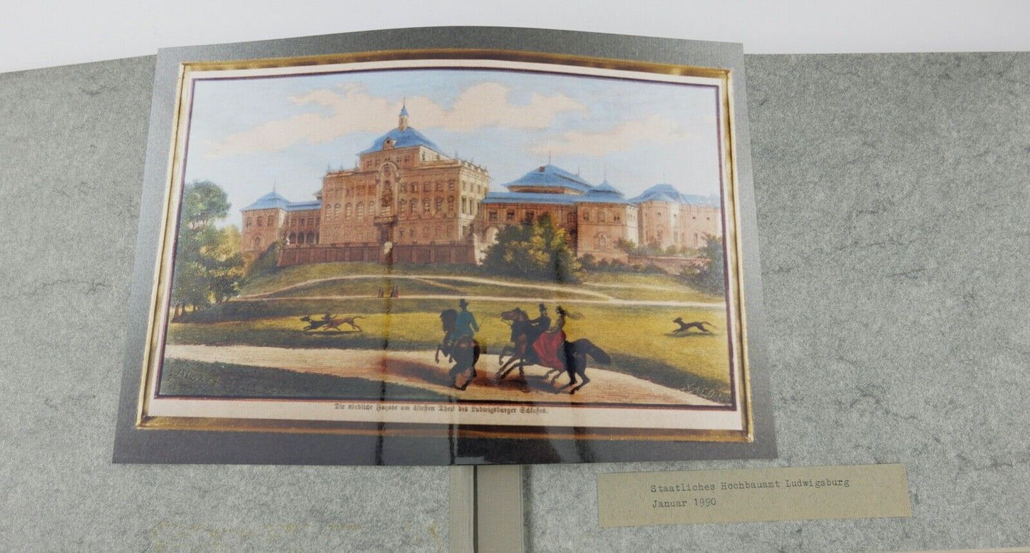 Fotoalbum Schloss Ludwigsburg aus Privatbesitz eines ehemaligen Mitarbeiter - Antikhandel-Stuttgart