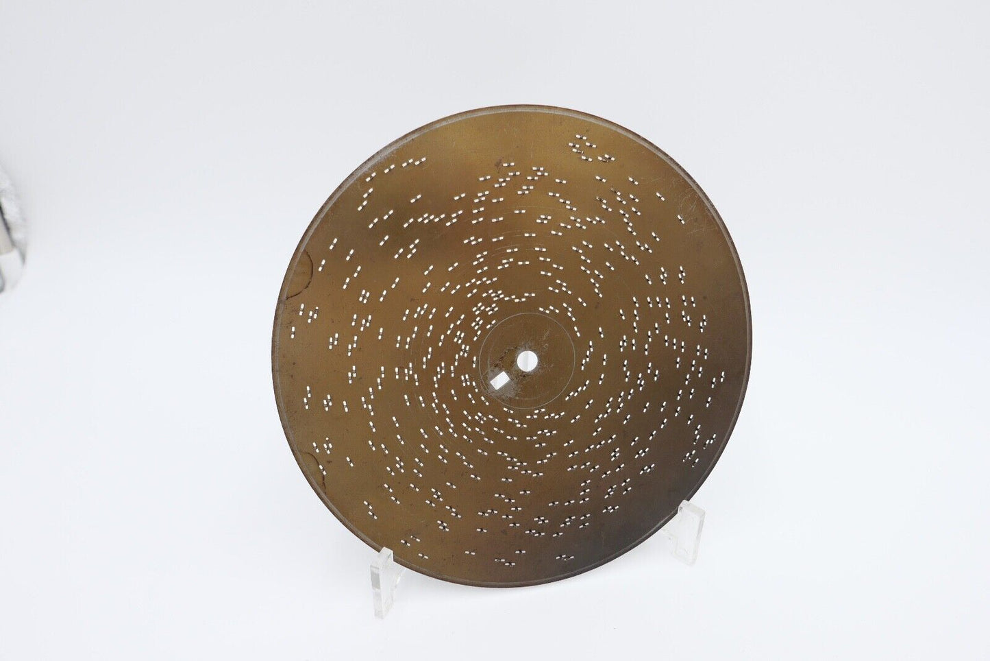 7004 Symphonion Lochplatte Spieluhr Spieldose AM WÖRTHER SEE WALZER Ø 19,5 - Antikhandel-Stuttgart