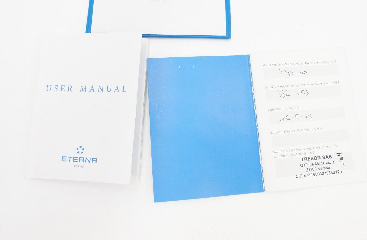 Eterna Royal KonTiki Chronograph GMT 45mm 7760.00 aus 2019 Edelstahl FULL SET - Antikhandel-Stuttgart