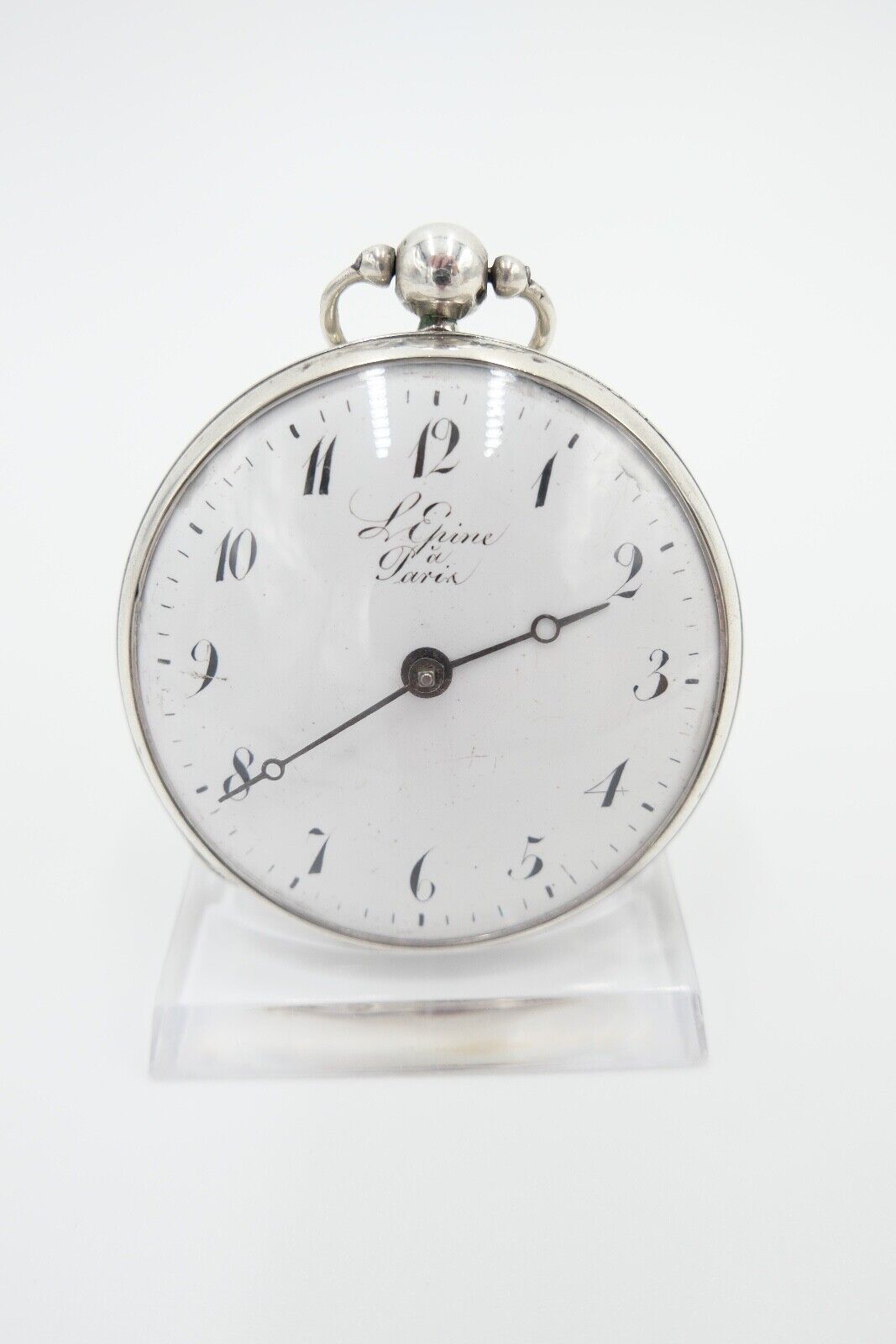 große antike Taschenuhr 55mm 1820 - 1840 Lepine - L Epine Paris Spindelwerk - Antikhandel-Stuttgart