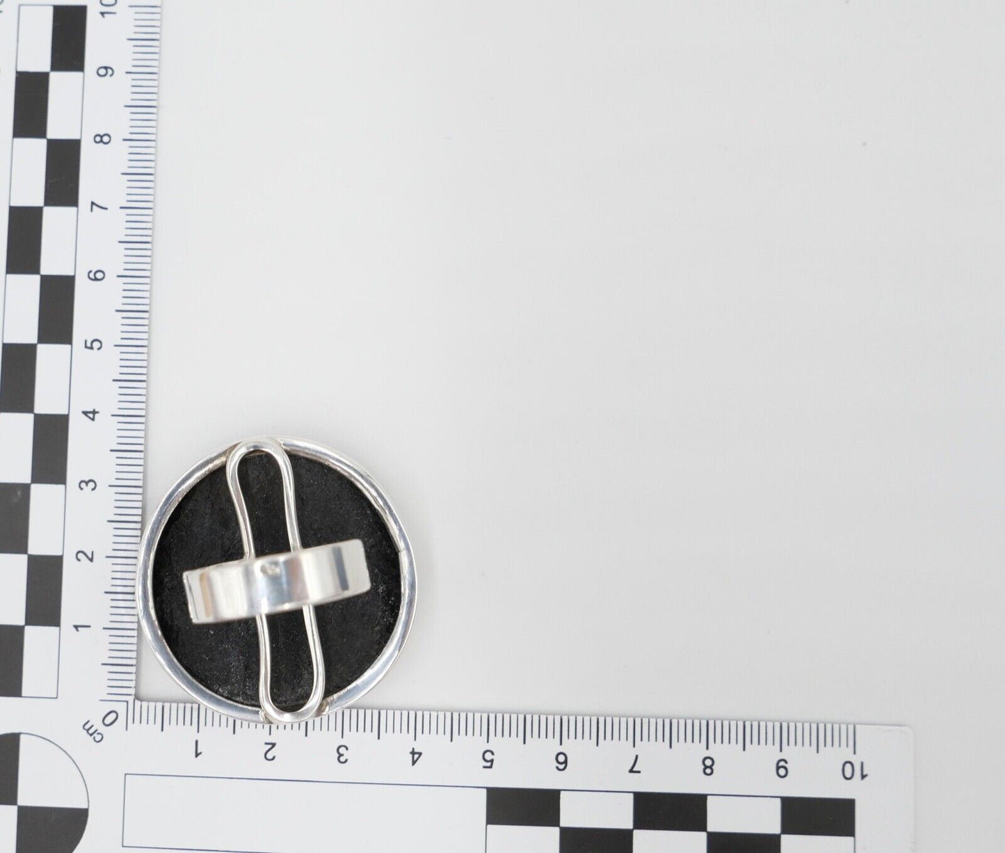 Bernstein Designer Ring Gr. 62 Silber 925 - Antikhandel-Stuttgart