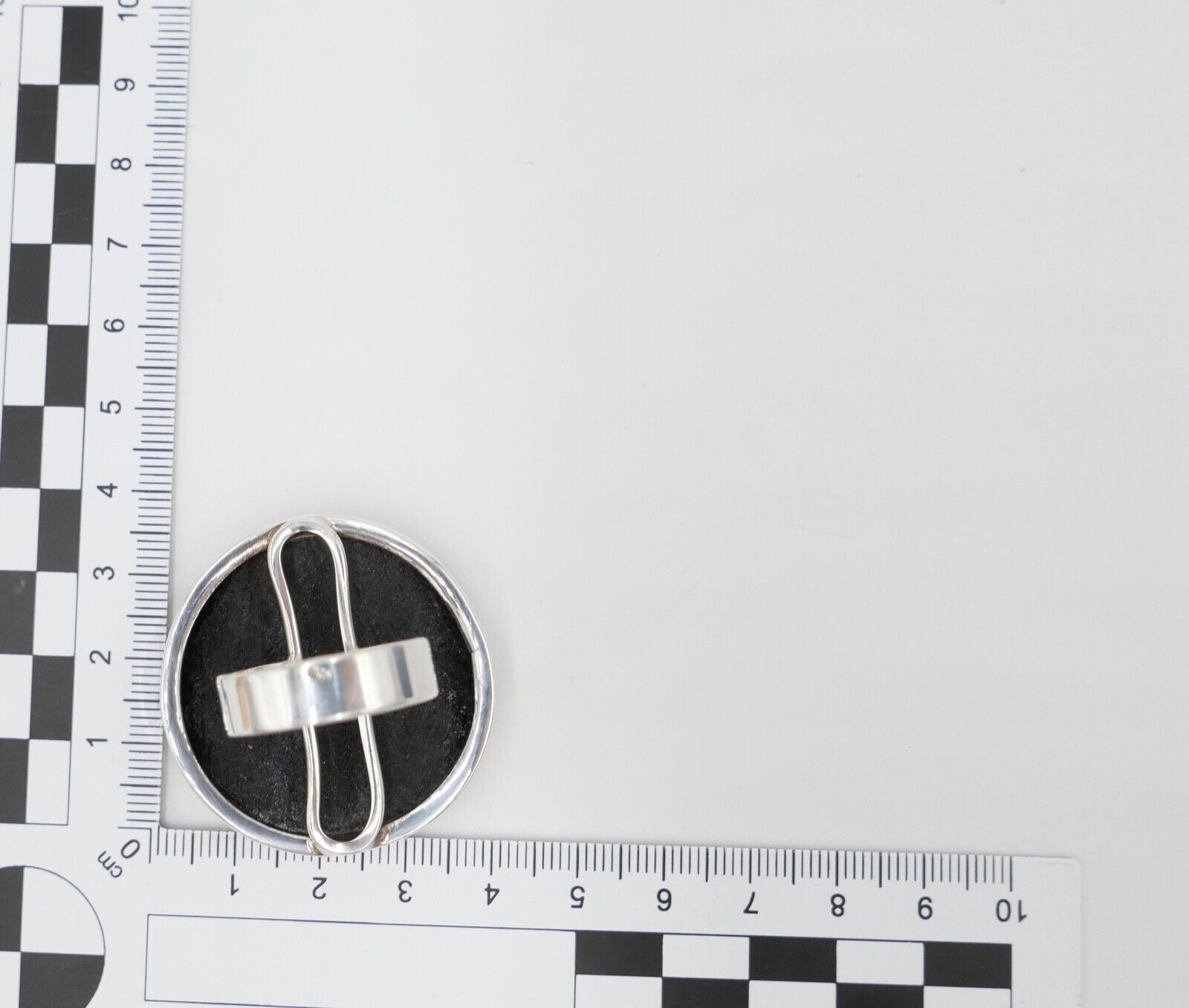 Bernstein Designer Ring Gr. 62 Silber 925 - Antikhandel-Stuttgart