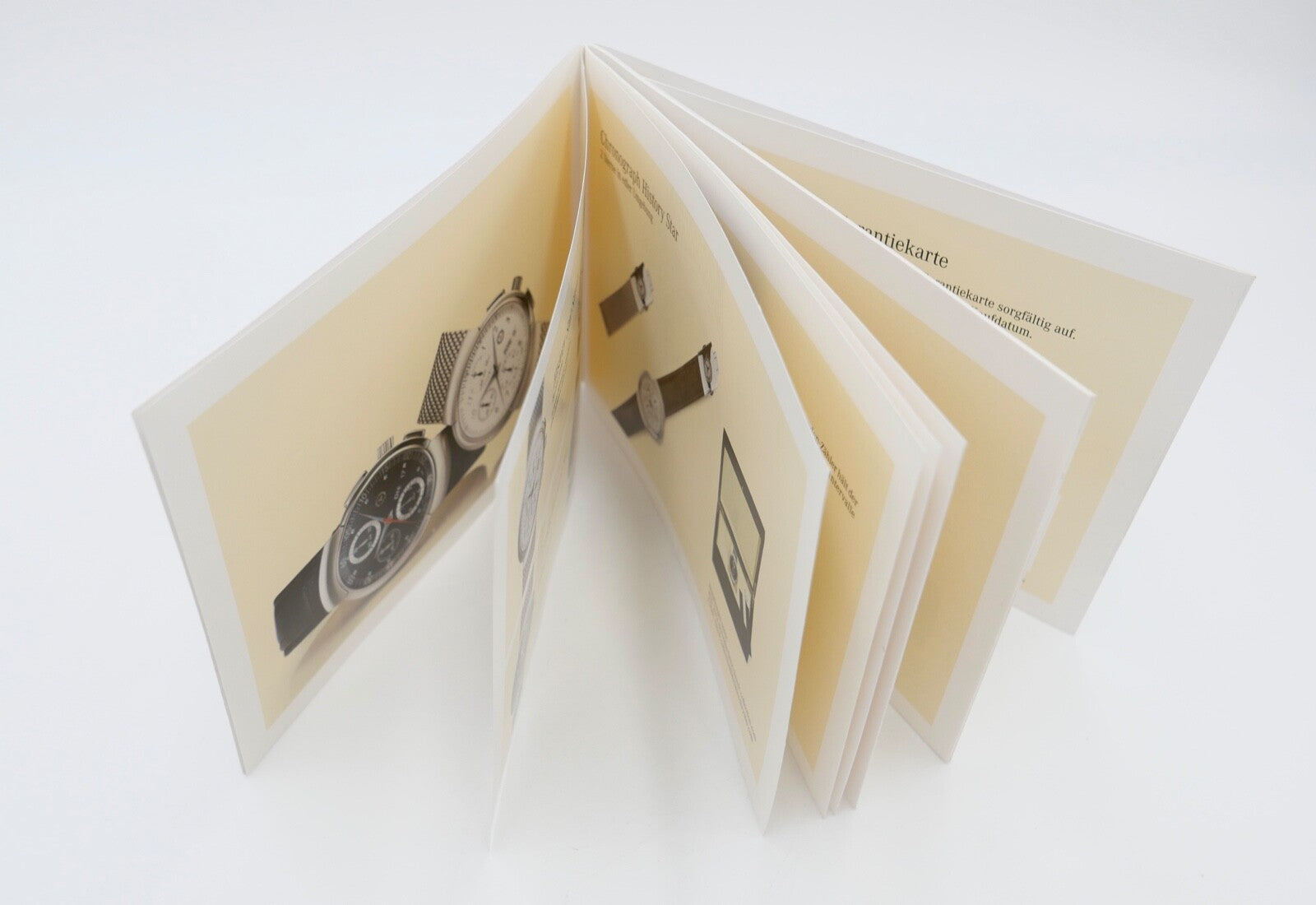 Handbuch Mercedes-Benz History Star Silver Black Chronograph - Antikhandel-Stuttgart