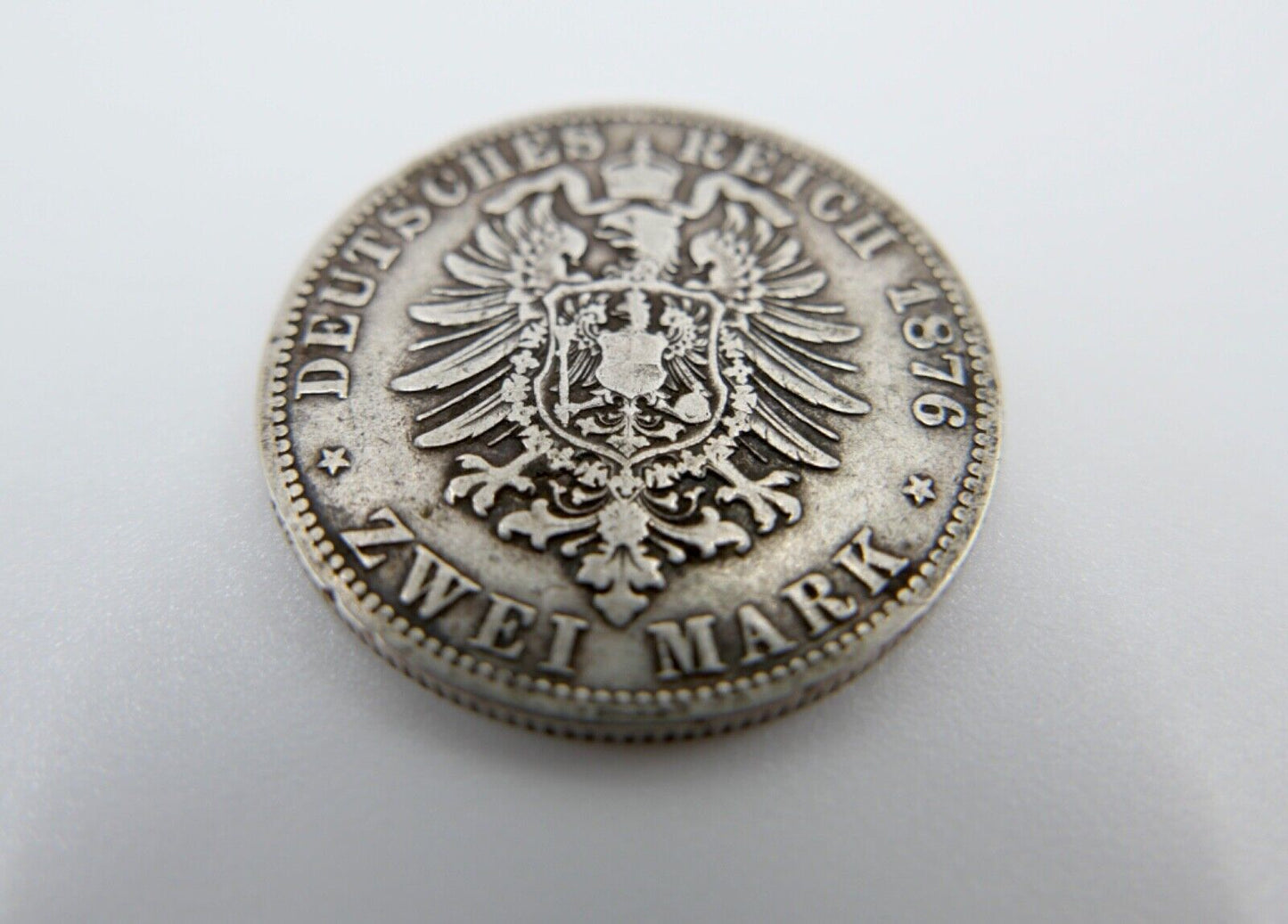 2 Mark 1876 A " Wilhelm König von Preussen " Jäger J.96 Silber Preußen - Antikhandel-Stuttgart