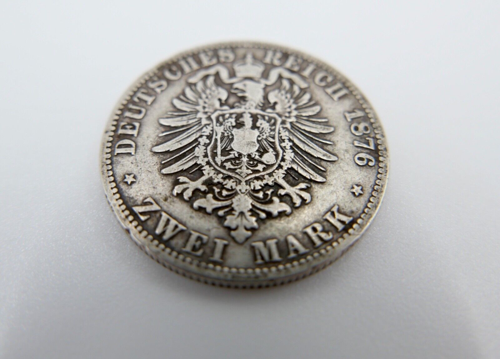 2 Mark 1876 A " Wilhelm König von Preussen " Jäger J.96 Silber Preußen - Antikhandel-Stuttgart