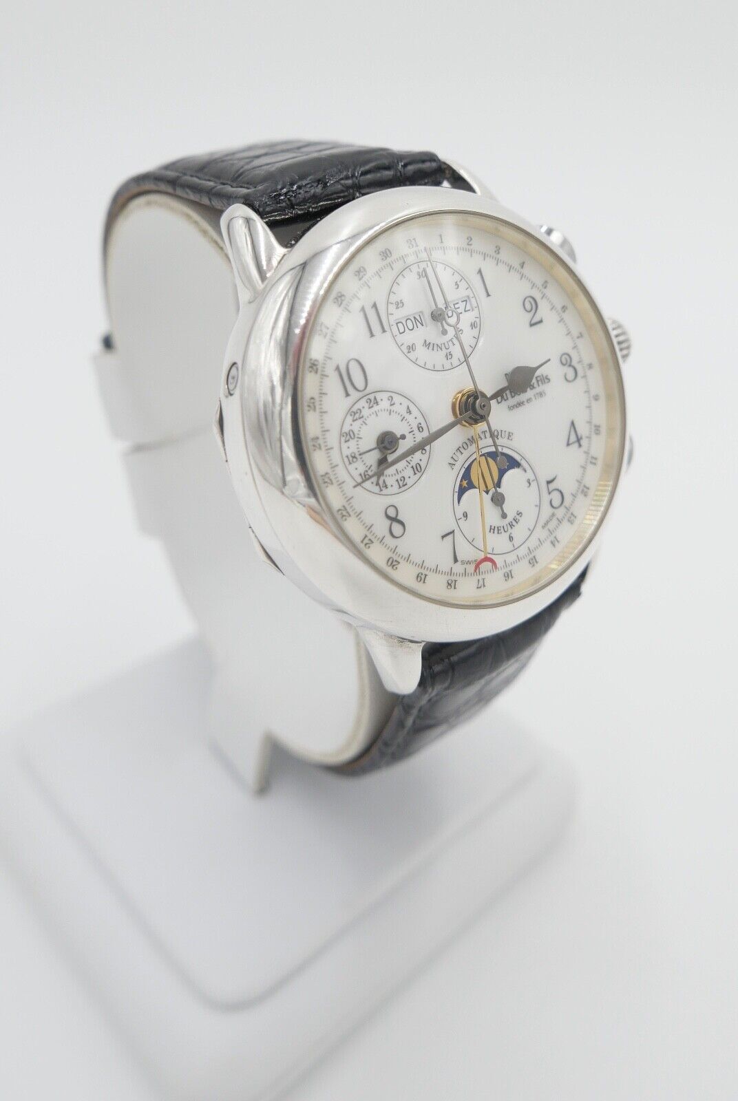 Philippe DuBois & Fils Chronograph 1910 Musee Edition 38 925 Silber Cal. ETA7751 - Antikhandel-Stuttgart