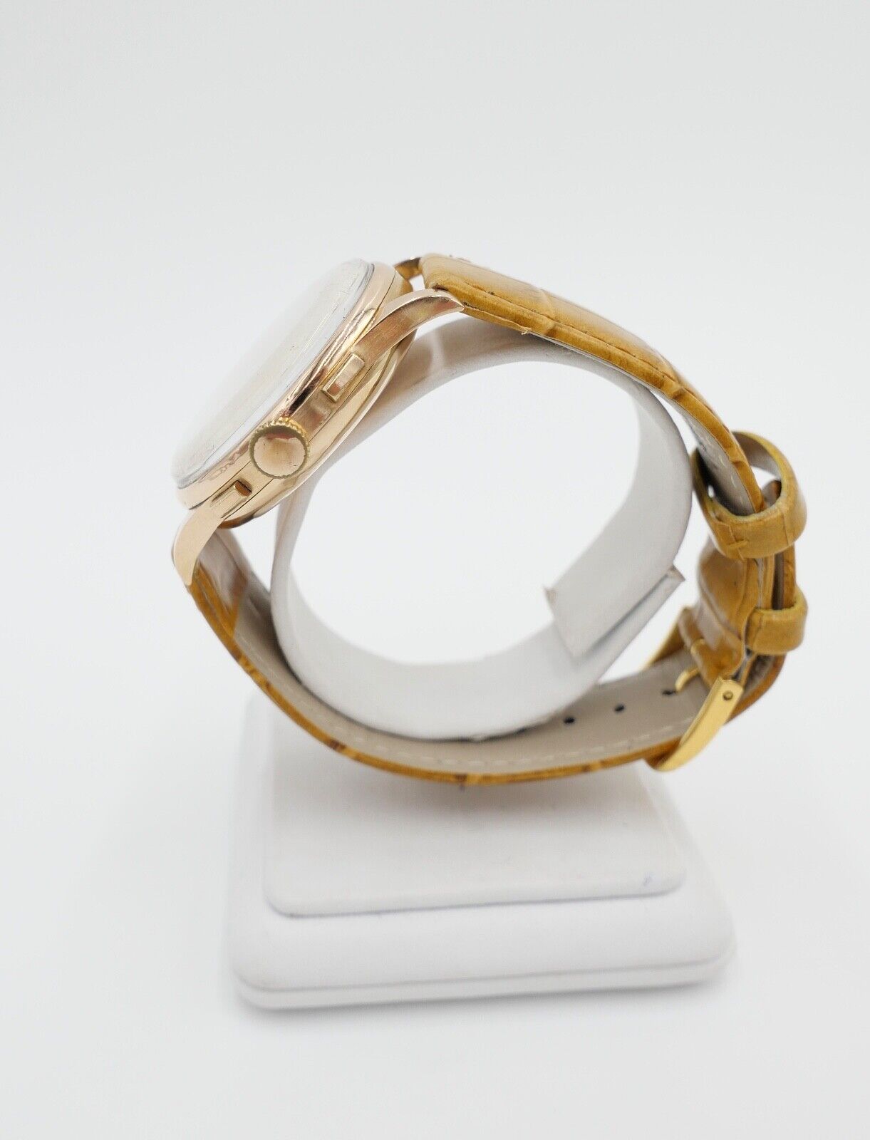 Torina Chronograph 1950er 750 18K Gold Landeron L.248 Herren Armbanduhr Ø 37,5mm - Antikhandel-Stuttgart