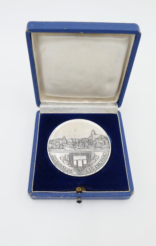 Medaille mit Etui Deutsch Amerikanisch Französische Freundschaft 1964 Böblingen - Antikhandel-Stuttgart