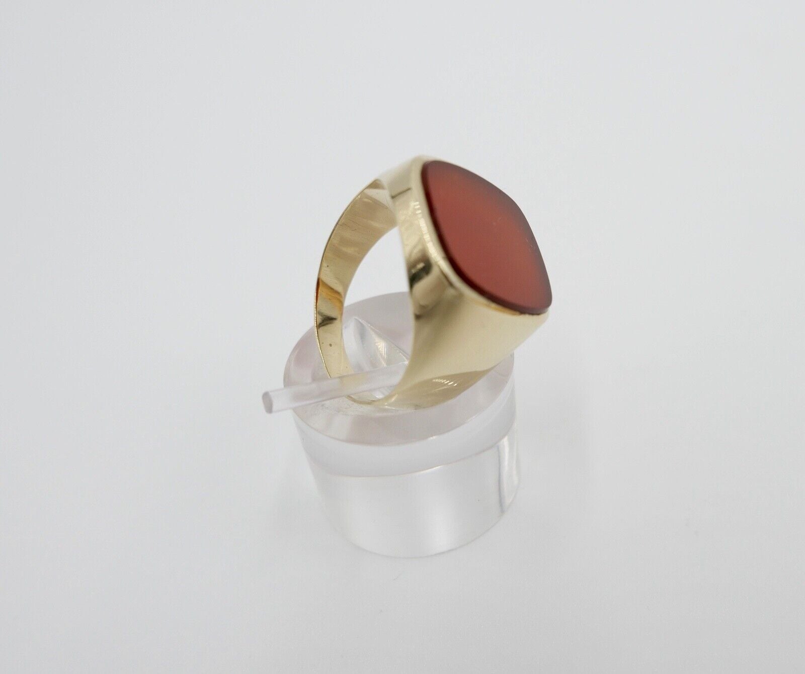 Alter Siegelring mit Karneol Gold 333 / 8K Herrenring Ring Gr. 62 - Antikhandel-Stuttgart