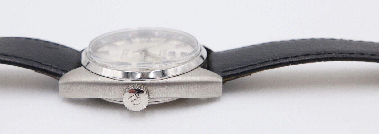 Vintage TISSOT Swiss SEASTAR Automatic Kal. 784-1 Lederarmband schwarz Ø 33 mm - Antikhandel-Stuttgart