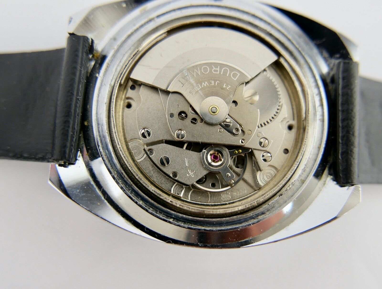 GENEVE Automatic Herren Armbanduhr INT 7522/3 Duromat ZB blau sehr selten NEUwer - Antikhandel-Stuttgart