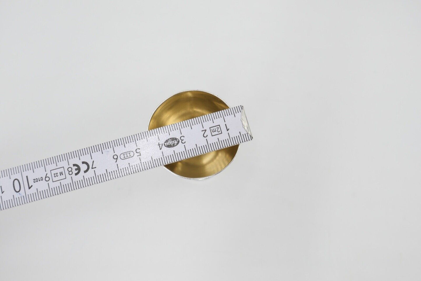 Martin Mayer 800 Silber Jugendstil um 1900 Becher Schnapsbecher Werner vergoldet - Antikhandel-Stuttgart