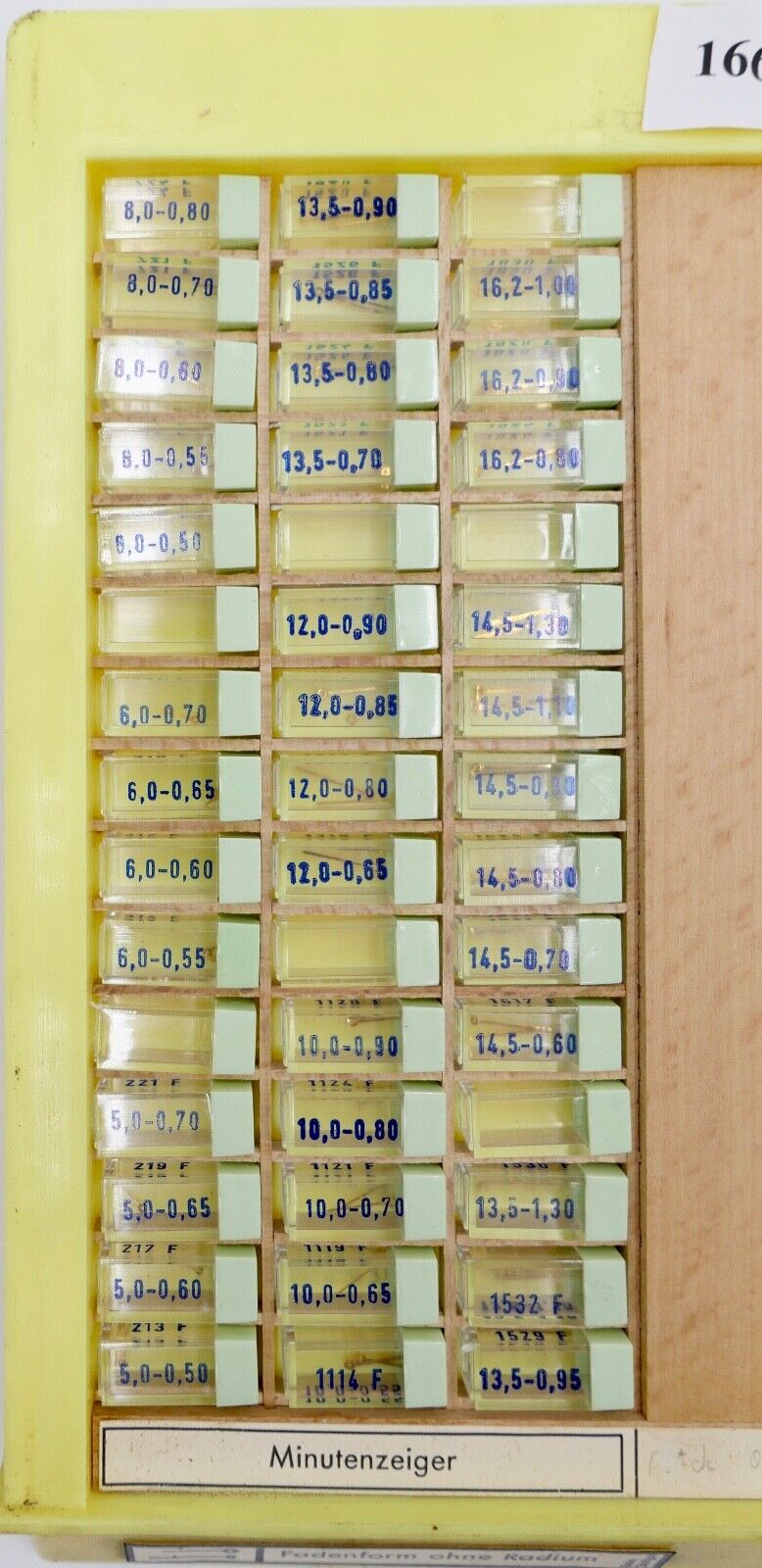 Konvolut Minuten Stunden Zeiger NEU BOLEY ( NOS ) Fadenform ohne Radium - Antikhandel-Stuttgart