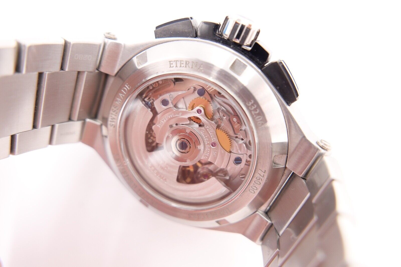 Eterna Royal KonTiki Chronograph GMT 45mm 7760.00 aus 2019 Edelstahl FULL SET - Antikhandel-Stuttgart