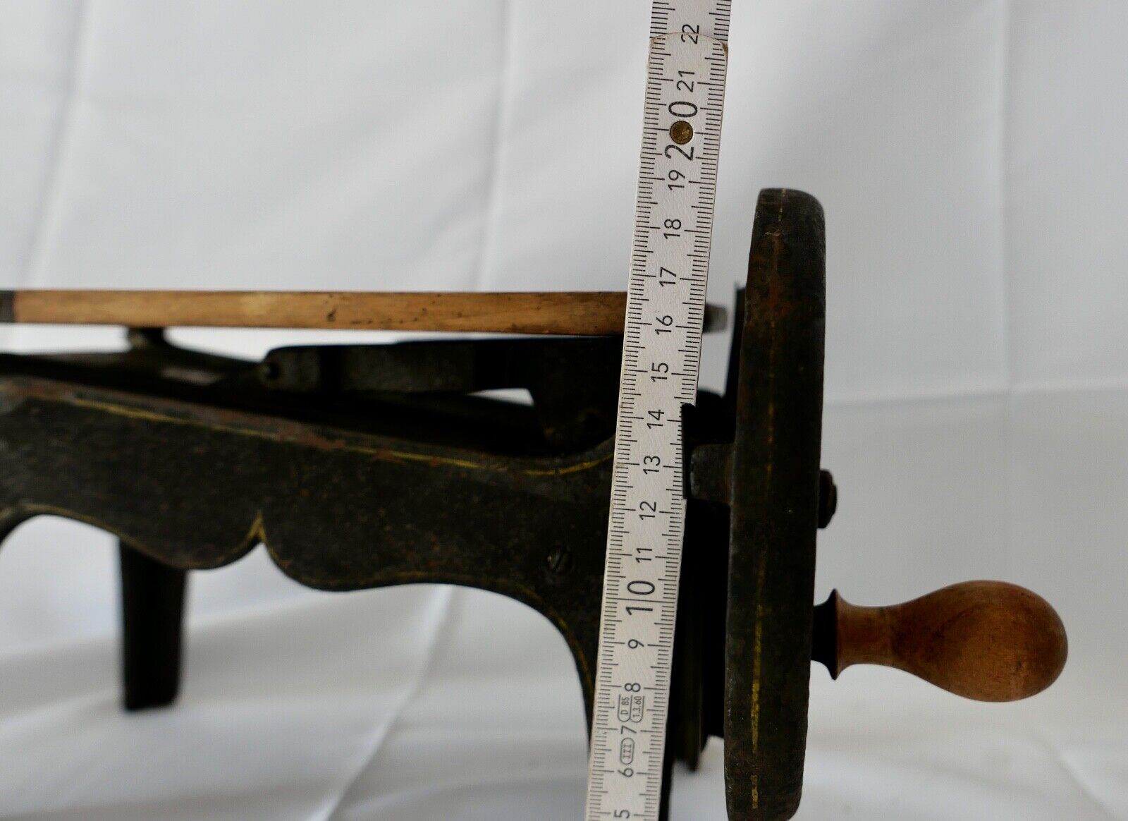 Alte massive TABACK NUDELMASCHINE Gusseisen Schneidemaschine um 1880-1900 - Antikhandel-Stuttgart