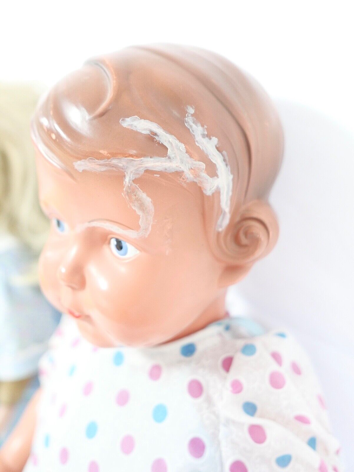 2x alte SCHILDKRÖT Puppen Puppe mit Original Karton & Kleidung 130 / 55 1/2 53 - Antikhandel-Stuttgart