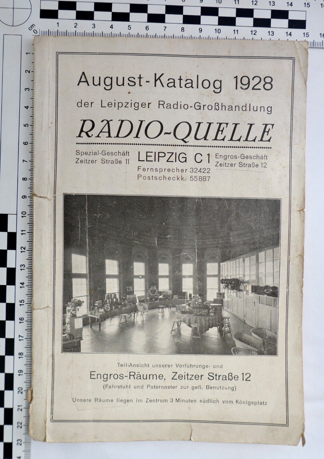 Radio-Quelle Leipzig Katalog von August 1928 - Antikhandel-Stuttgart