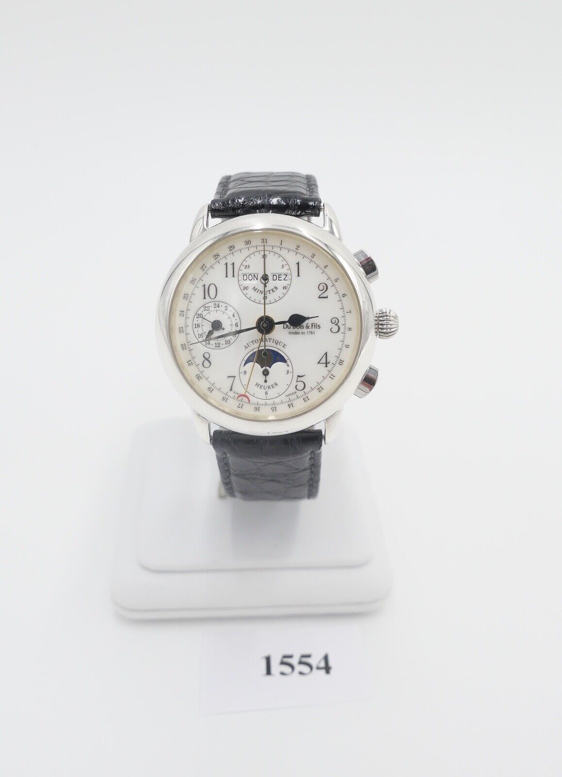 Philippe DuBois & Fils Chronograph 1910 Musee Edition 38 925 Silber Cal. ETA7751 - Antikhandel-Stuttgart