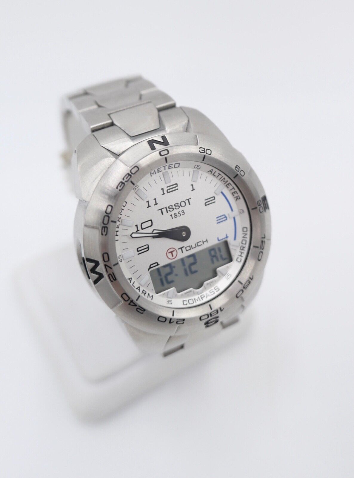 Full Set TISSOT 1853 T013420A T-Touch Edelstahl Herrenuhr Quarz Ø 44 mm - Antikhandel-Stuttgart