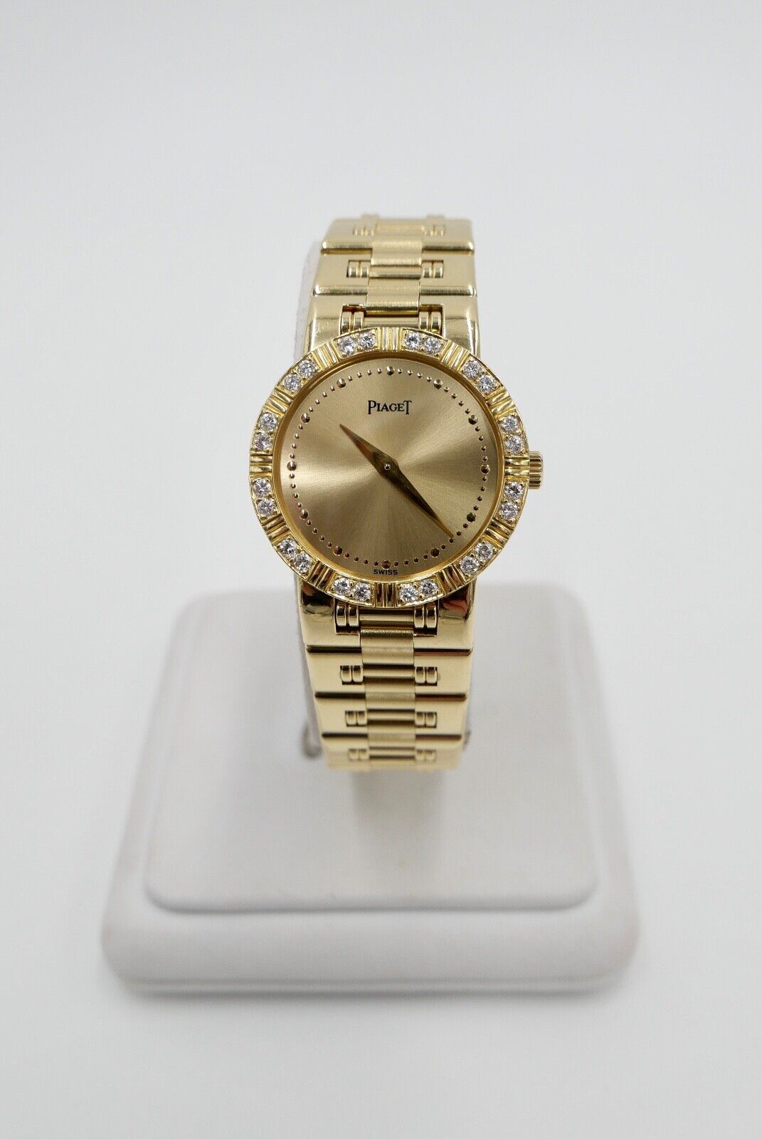 Piaget Dancer Quarz Damenuhr Brillantbesatz 750/18K Lady Ø 23,4 mm Ref. 80564K81 - Antikhandel-Stuttgart