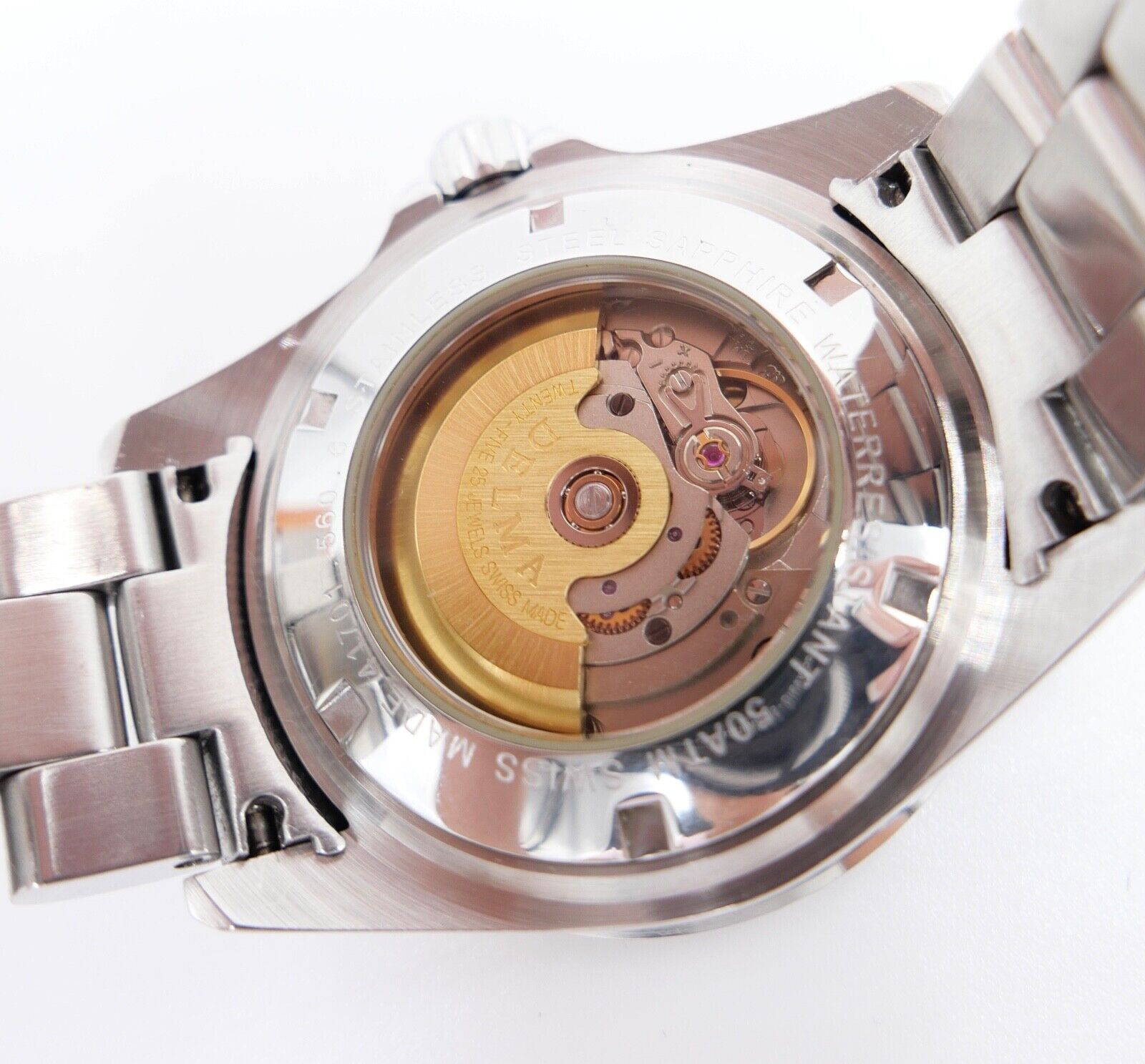 DELMA Santiago Automatik Ref. 41701.560.6.014 Edelstahl Herrenuhr Ø 42 mm - Antikhandel-Stuttgart