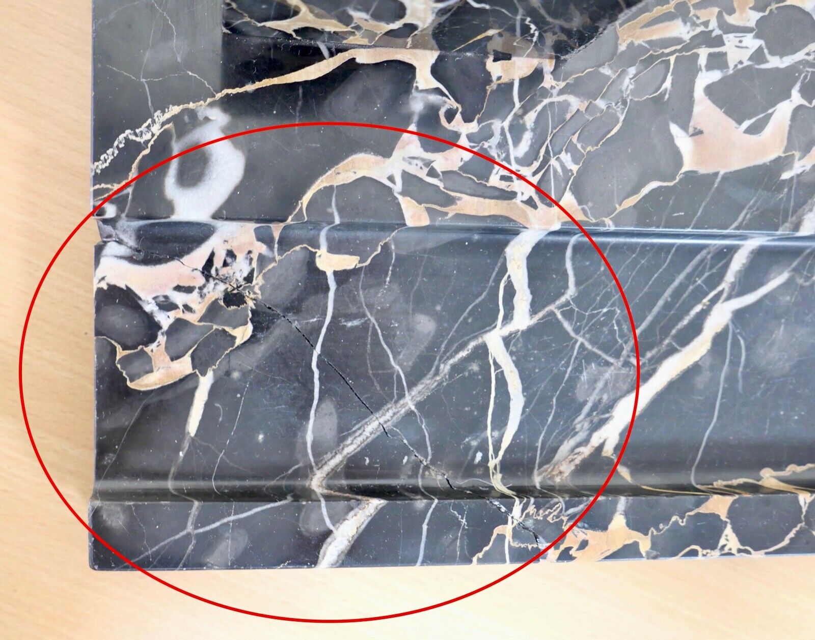 antike Schreibtischgarnitur aus Marmor - Antikhandel-Stuttgart