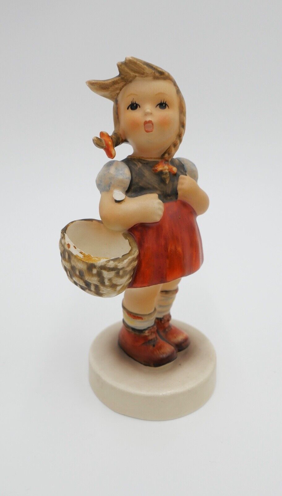Hummel Figur 96 " GRETEL " Goebel Porzellan old FM 3 Little shoper KORB - Antikhandel-Stuttgart