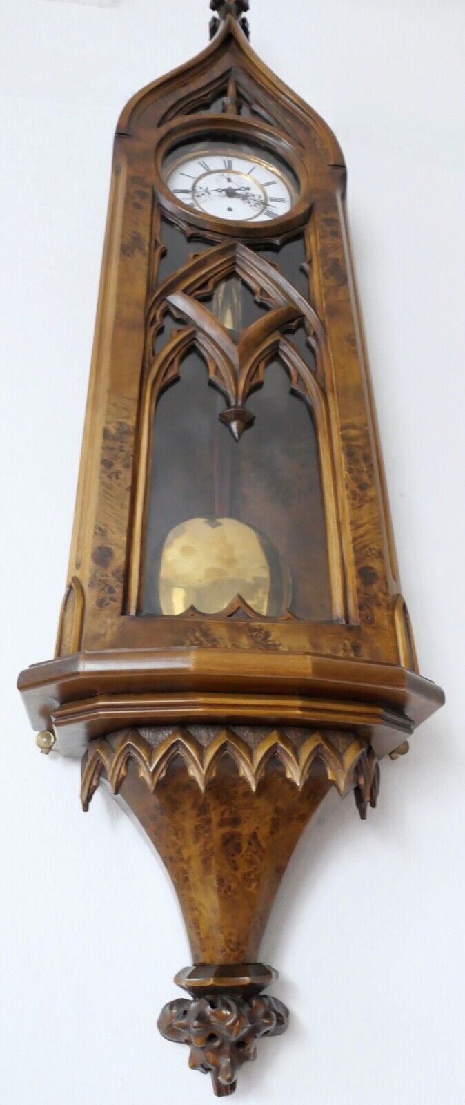 HeCo Wiener Regulator Stiller Regulator H. Endler & Co. 1865 bis 1870 Neogotik - Antikhandel-Stuttgart