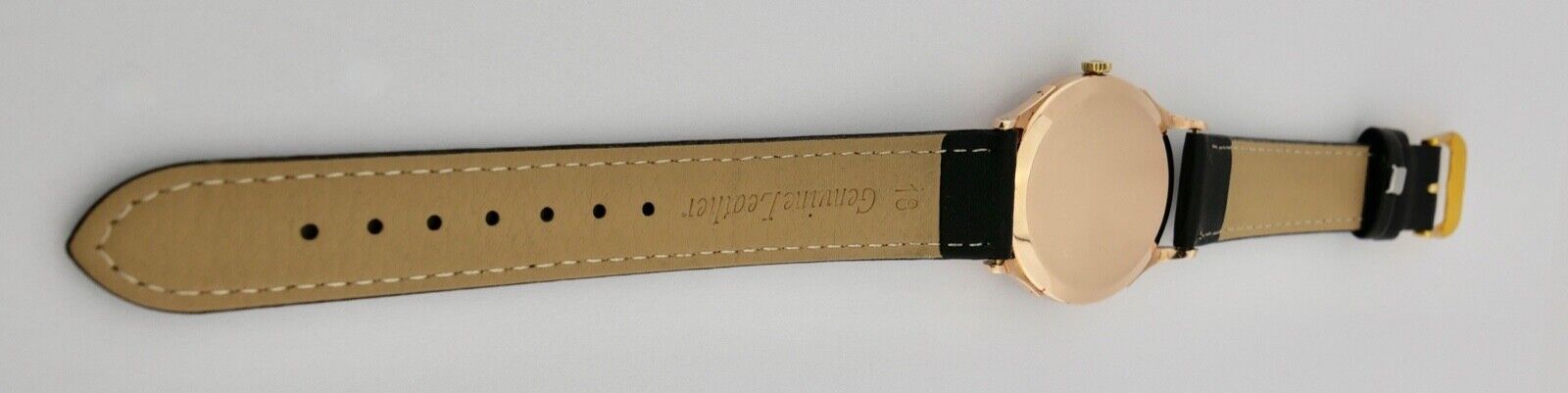 750 Gold 18K Bj. 1944 Klassische Omega 2415 Armbanduhr Leder Watch Herren - Antikhandel-Stuttgart