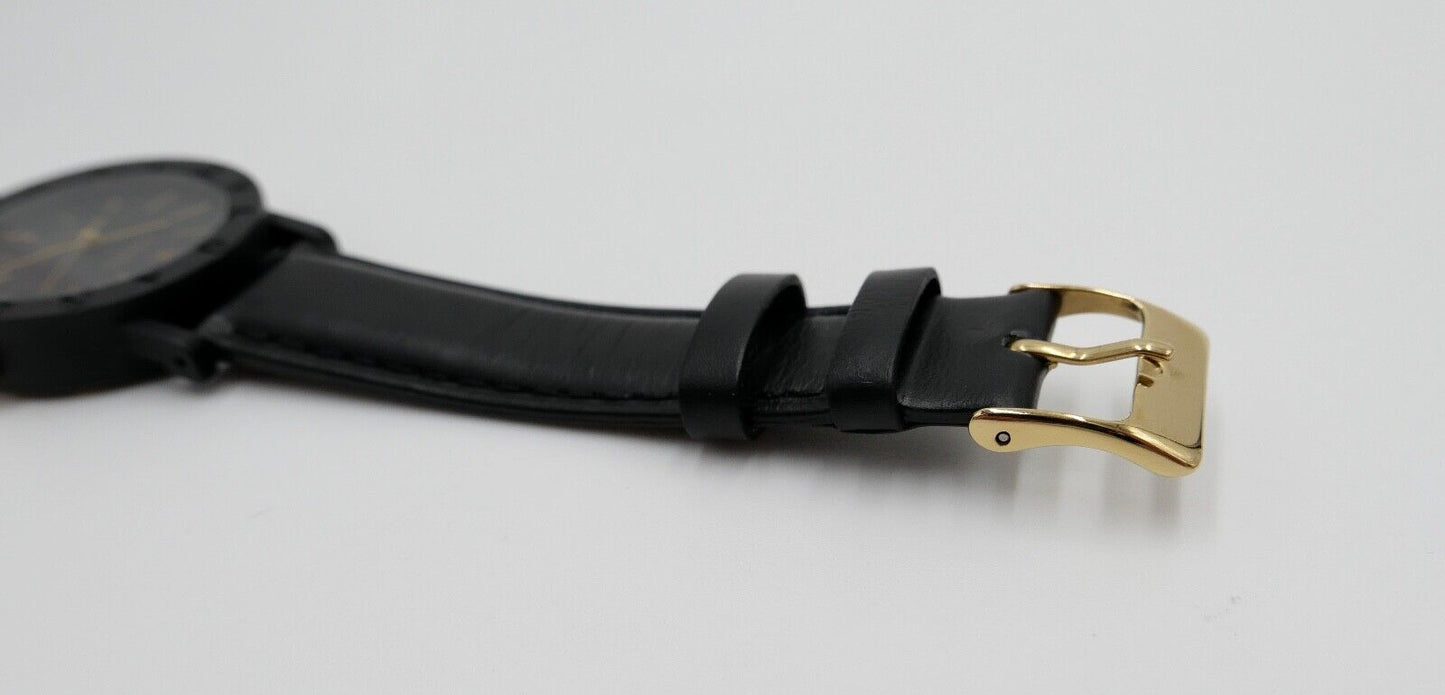 1994 BVLGARI BULGARI DÜSSELDORF CARBON Schwarz Gold LIMITIERTE AUFLAGE 074/ 600 - Antikhandel-Stuttgart