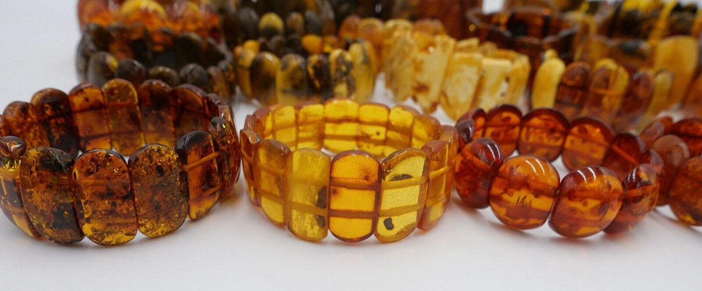 Konvolut Schmuck 24 tlg. Bernstein Armbänder Posten 998 Gramm Armband - Antikhandel-Stuttgart