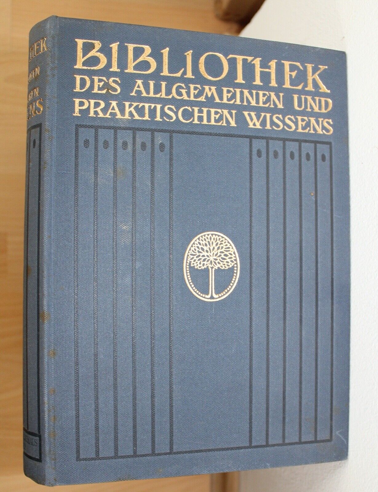 Bibliothek des allgemeinen und praktischen Wissens Band 1-6 aus 1912 BONG Verlag - Antikhandel-Stuttgart