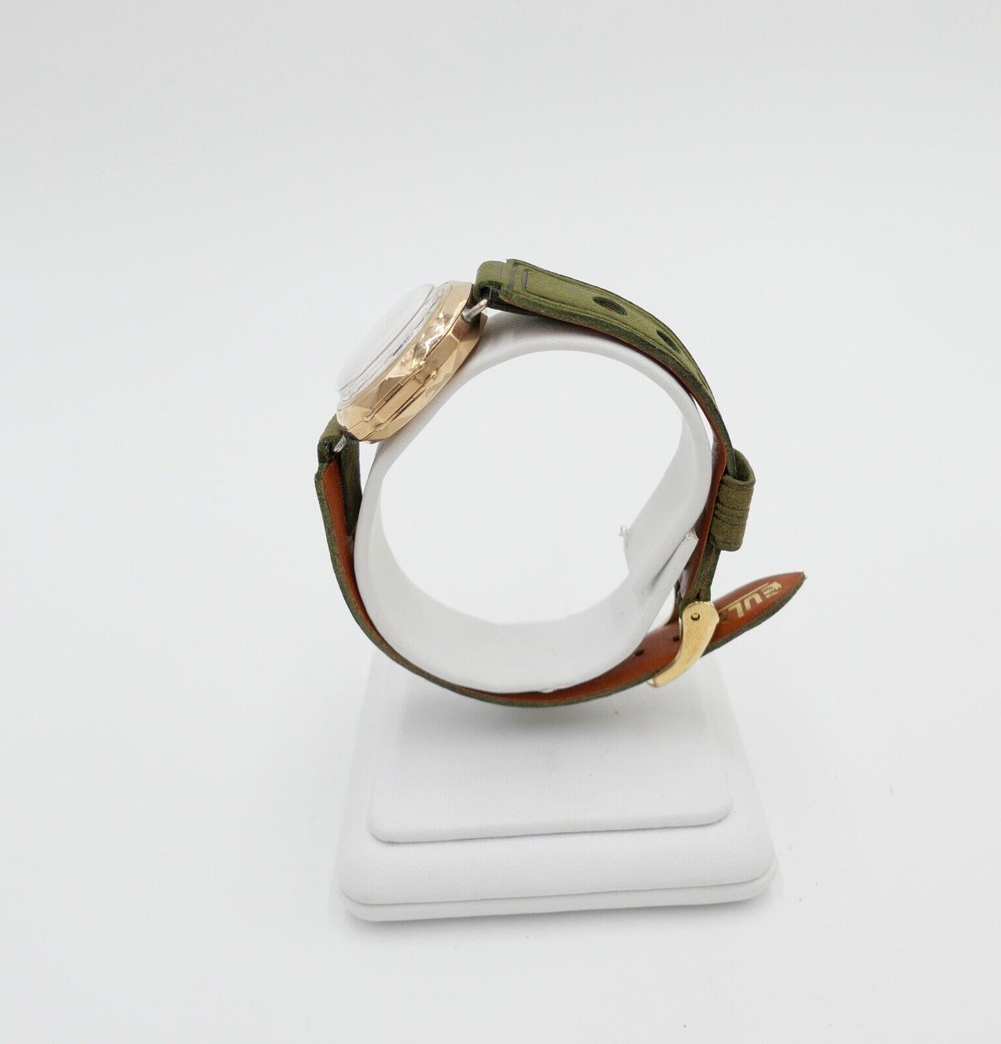 Damenuhr um 1900 floral Blumen Motiv GOLD 585 / 14K Handaufzug neues Band + Glas - Antikhandel-Stuttgart