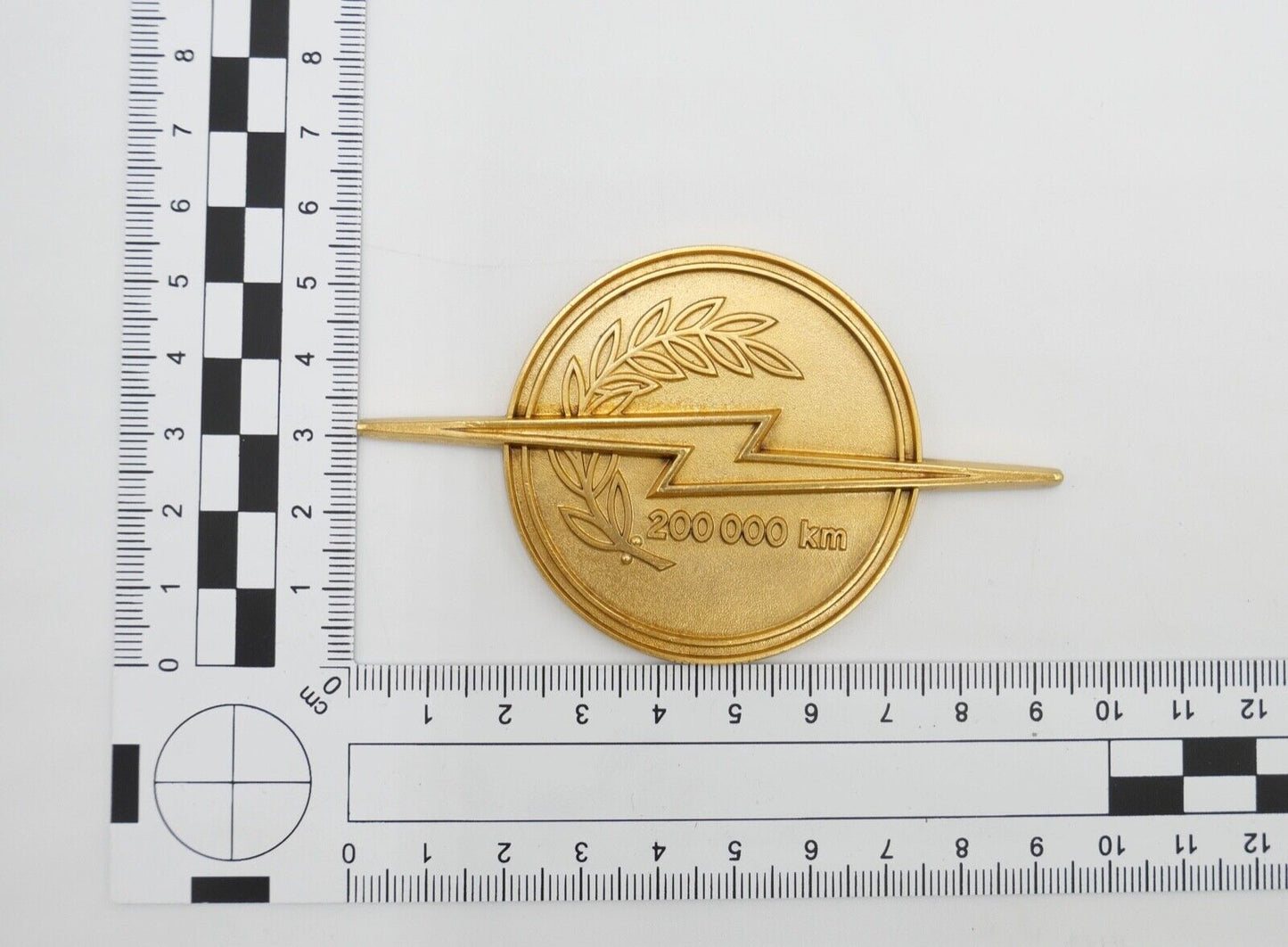 Autoplakette OPEL Plakette im Etui für 200 000 Km Fahrleistung Germany Pforzheim - Antikhandel-Stuttgart