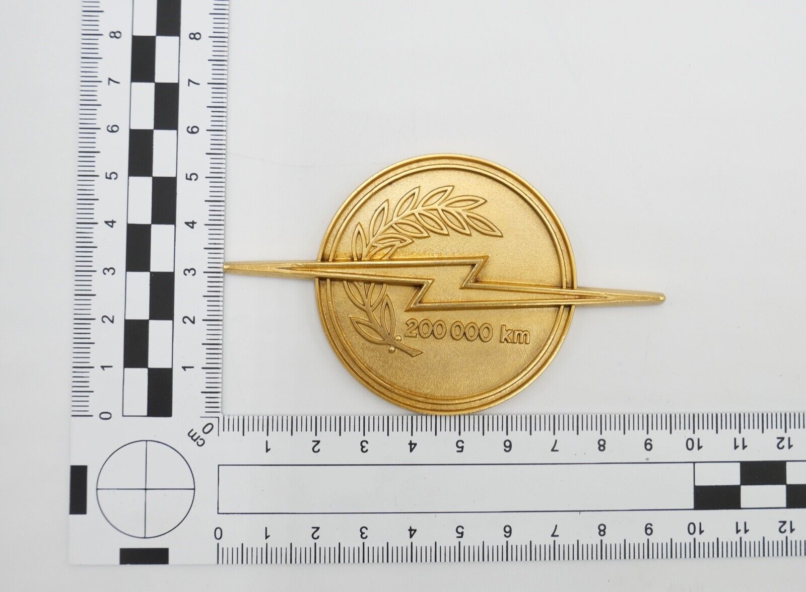 Autoplakette OPEL Plakette im Etui für 200 000 Km Fahrleistung Germany Pforzheim - Antikhandel-Stuttgart