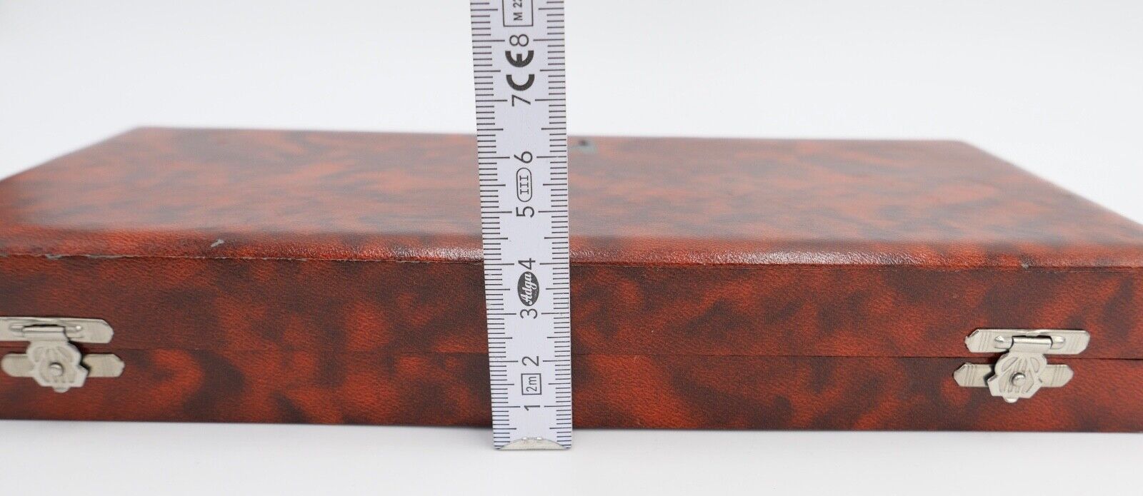 1920 Besteck 3 teilig S.J. & Co. versilbert 90 Monogramm LM / ML mit Etui - Antikhandel-Stuttgart