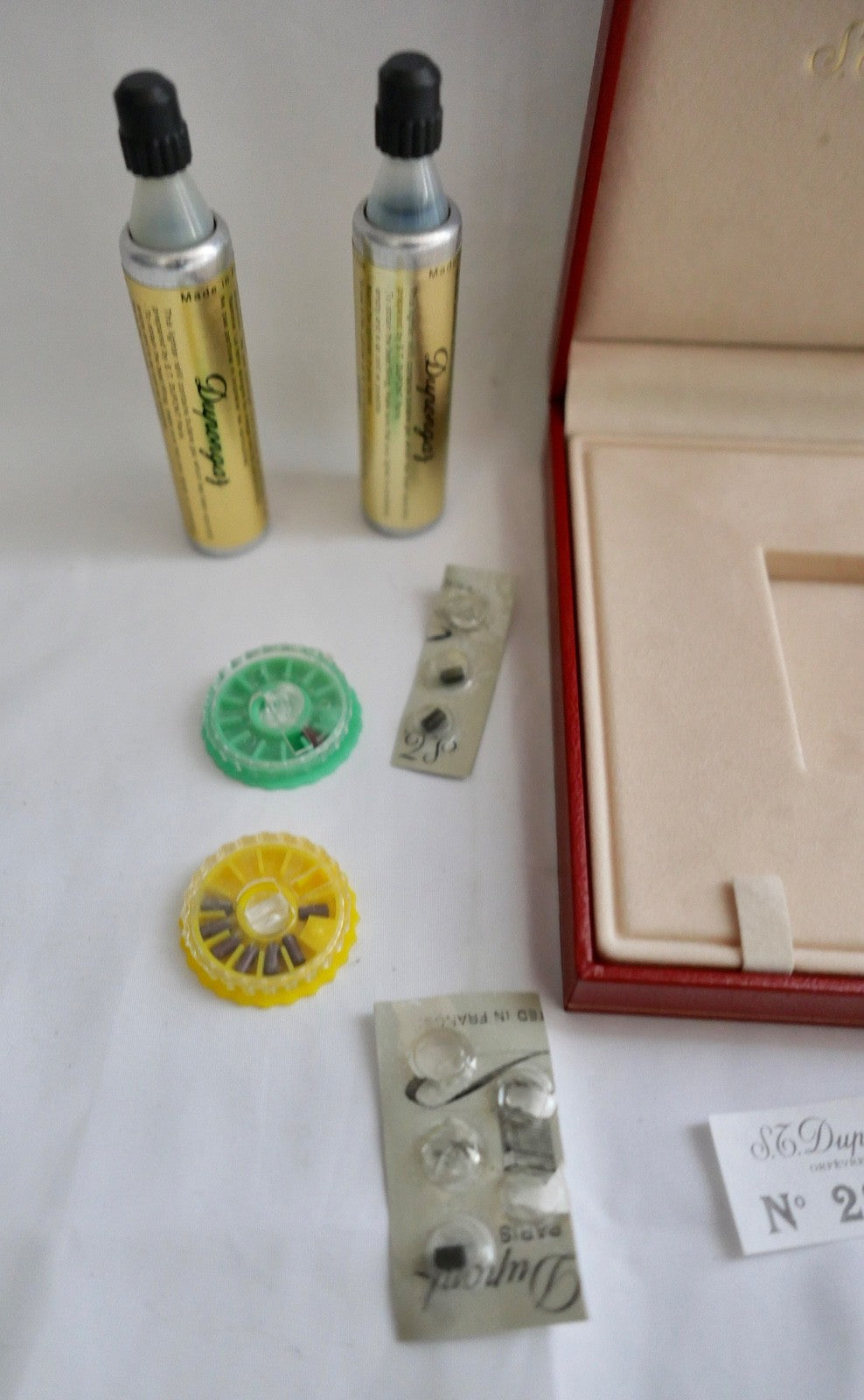 S.T. DUPONT Feuerzeug Verpackung für Linie 1 mit Zubehör Nr. 2294