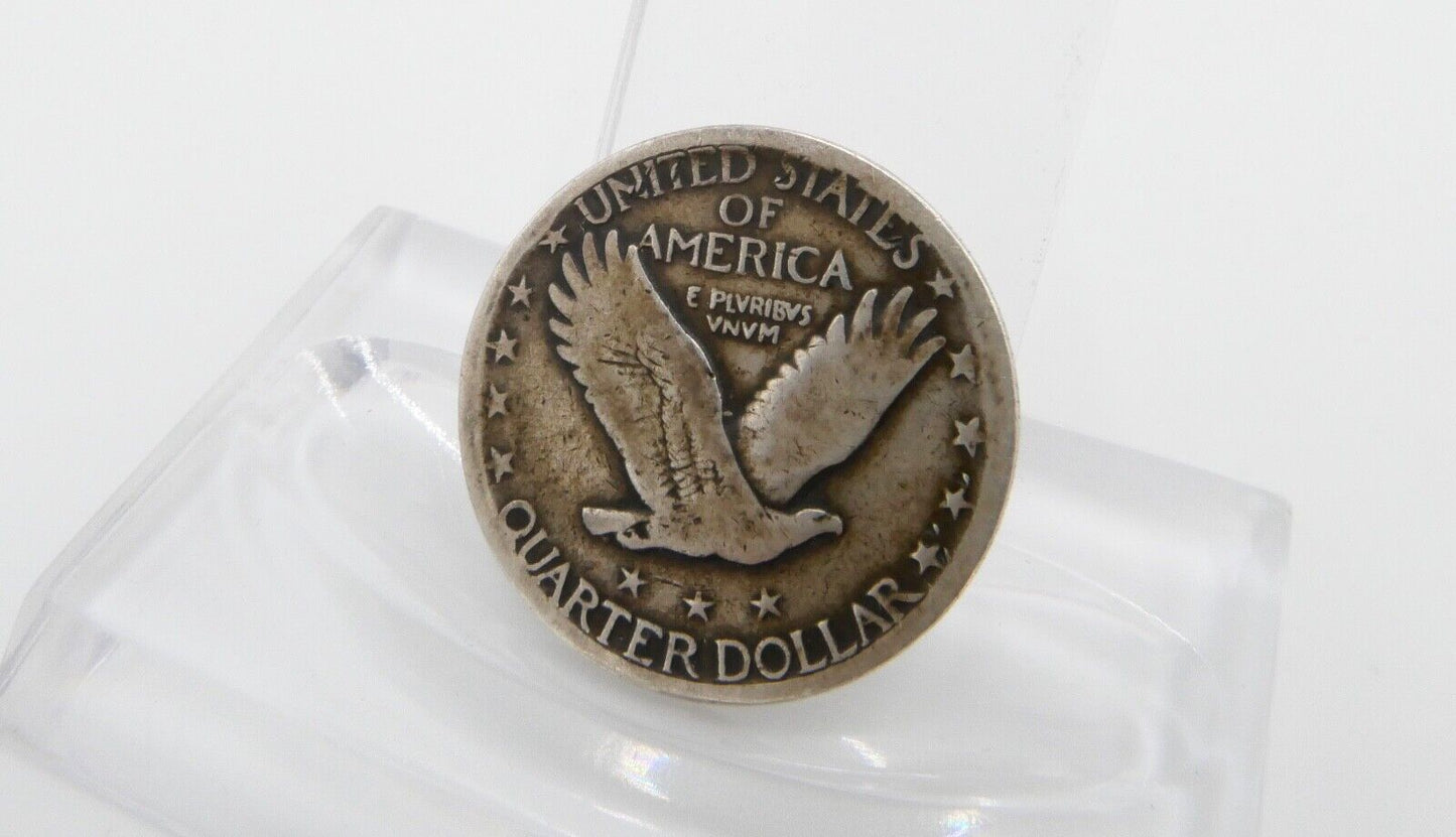 USA Vereinigte Staaten Standing Liberty Silber Quarter Dollar - Antikhandel-Stuttgart