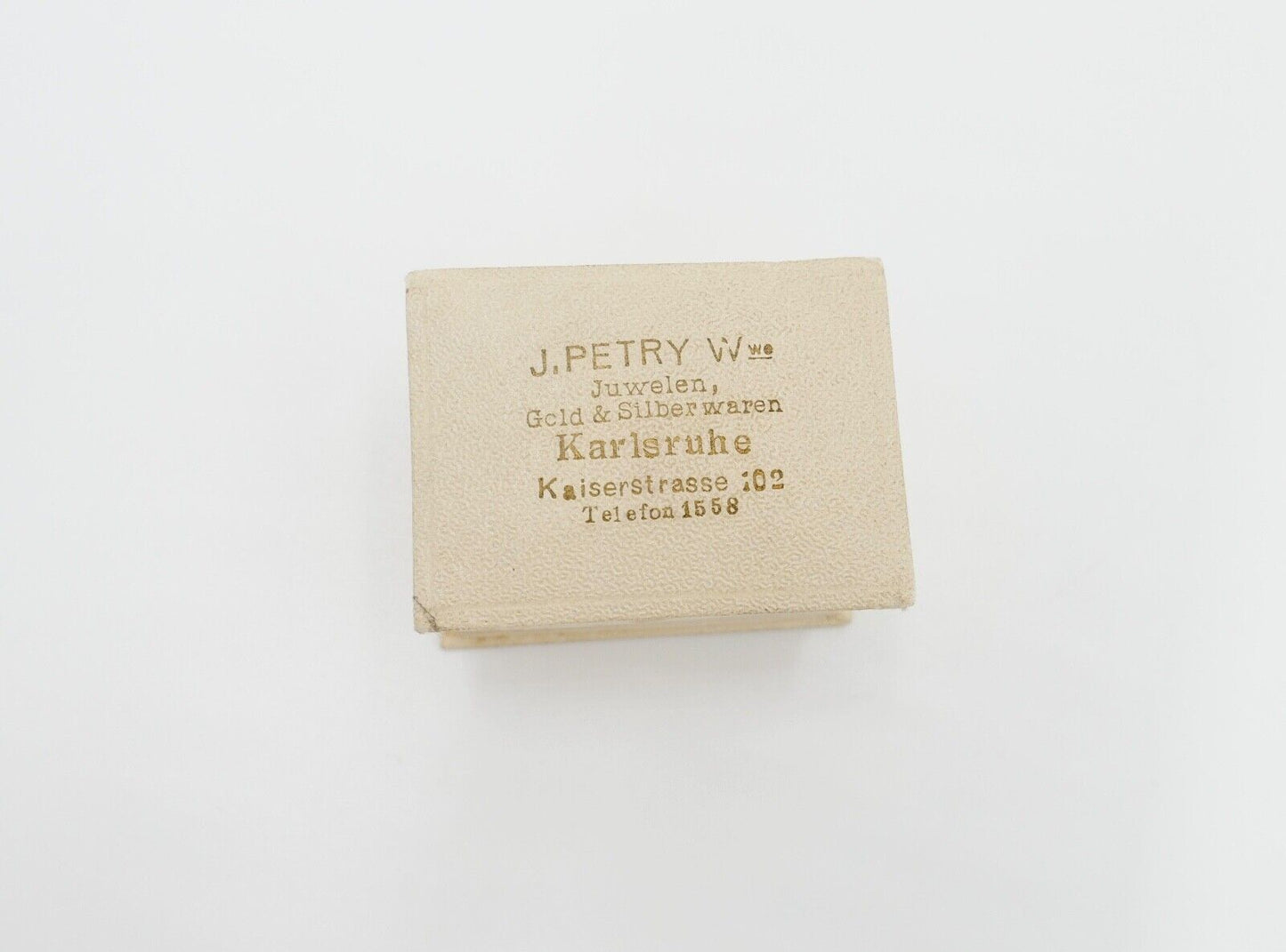 antikes Ringetui Doppeletui 5x3,5x3 cm Etui Box Aufbewahrung Schatulle - Antikhandel-Stuttgart