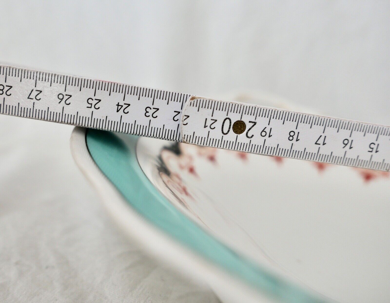 Antike " KPM Krister " Porzellan Schale / Teller Ø 28 cm 1837-1844 Goldrand - Antikhandel-Stuttgart