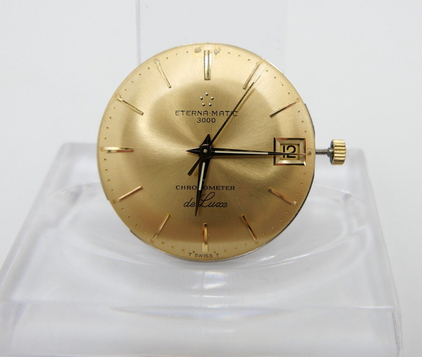 Eterna Matic 3000 Deluxe 1504K Automatic Chronometer Uhrwerk Zifferblatt Zeiger - Antikhandel-Stuttgart