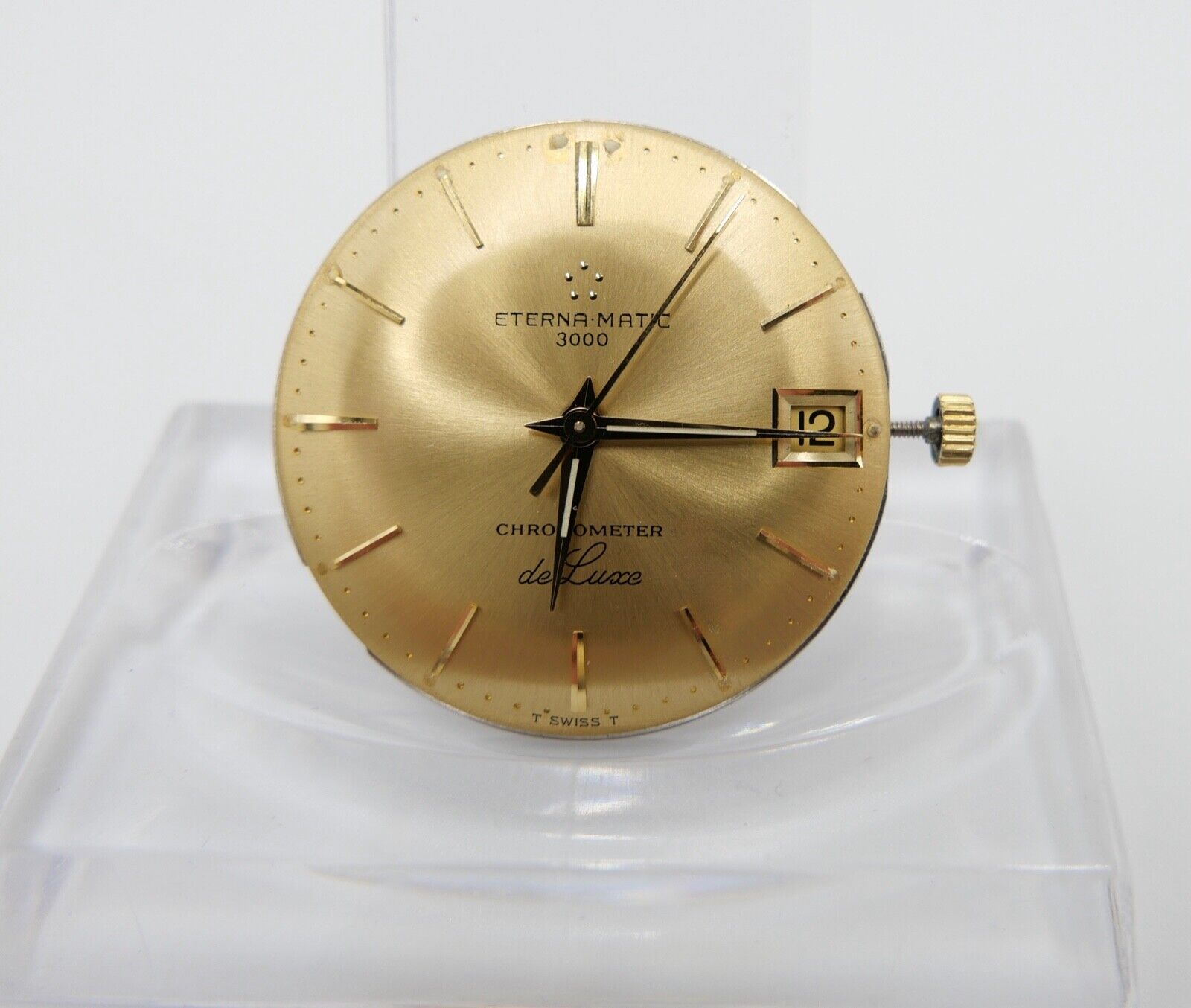 Eterna Matic 3000 Deluxe 1504K Automatic Chronometer Uhrwerk Zifferblatt Zeiger - Antikhandel-Stuttgart