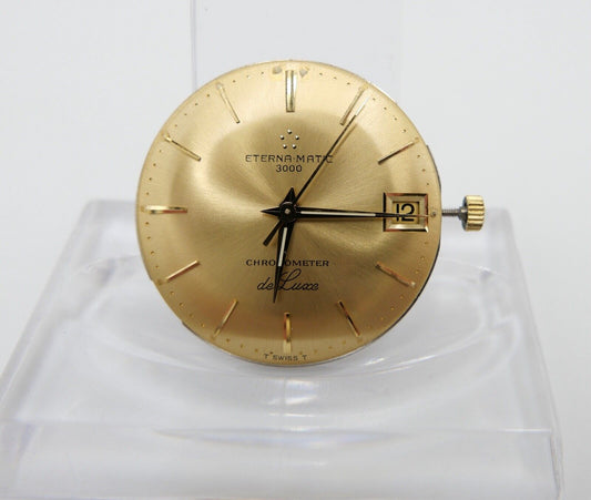 Eterna Matic 3000 Deluxe 1504K Automatic Chronometer Uhrwerk Zifferblatt Zeiger - Antikhandel-Stuttgart