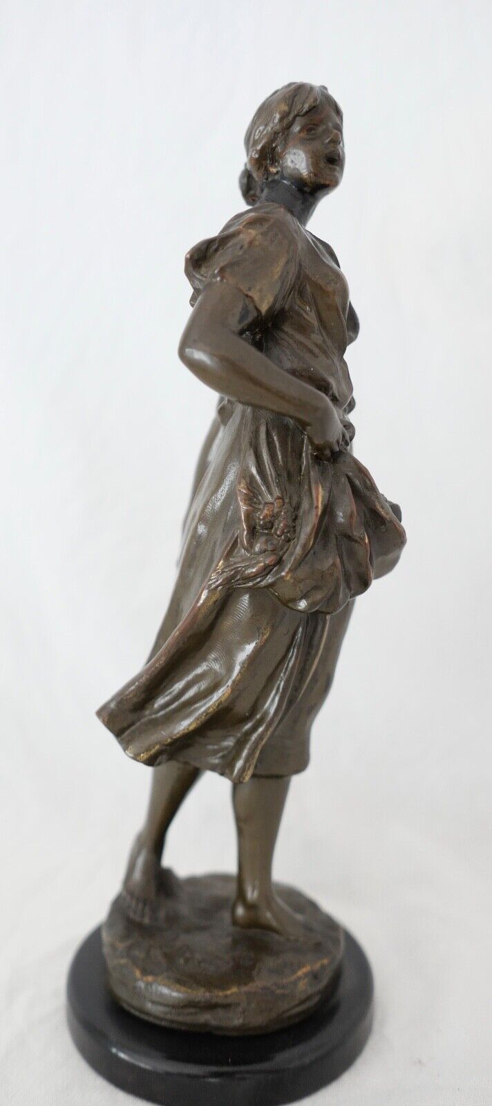 Jugendstil Bronze Figur Skulptur " M. Max Lindenberg " 25 cm um 1900 - Antikhandel-Stuttgart