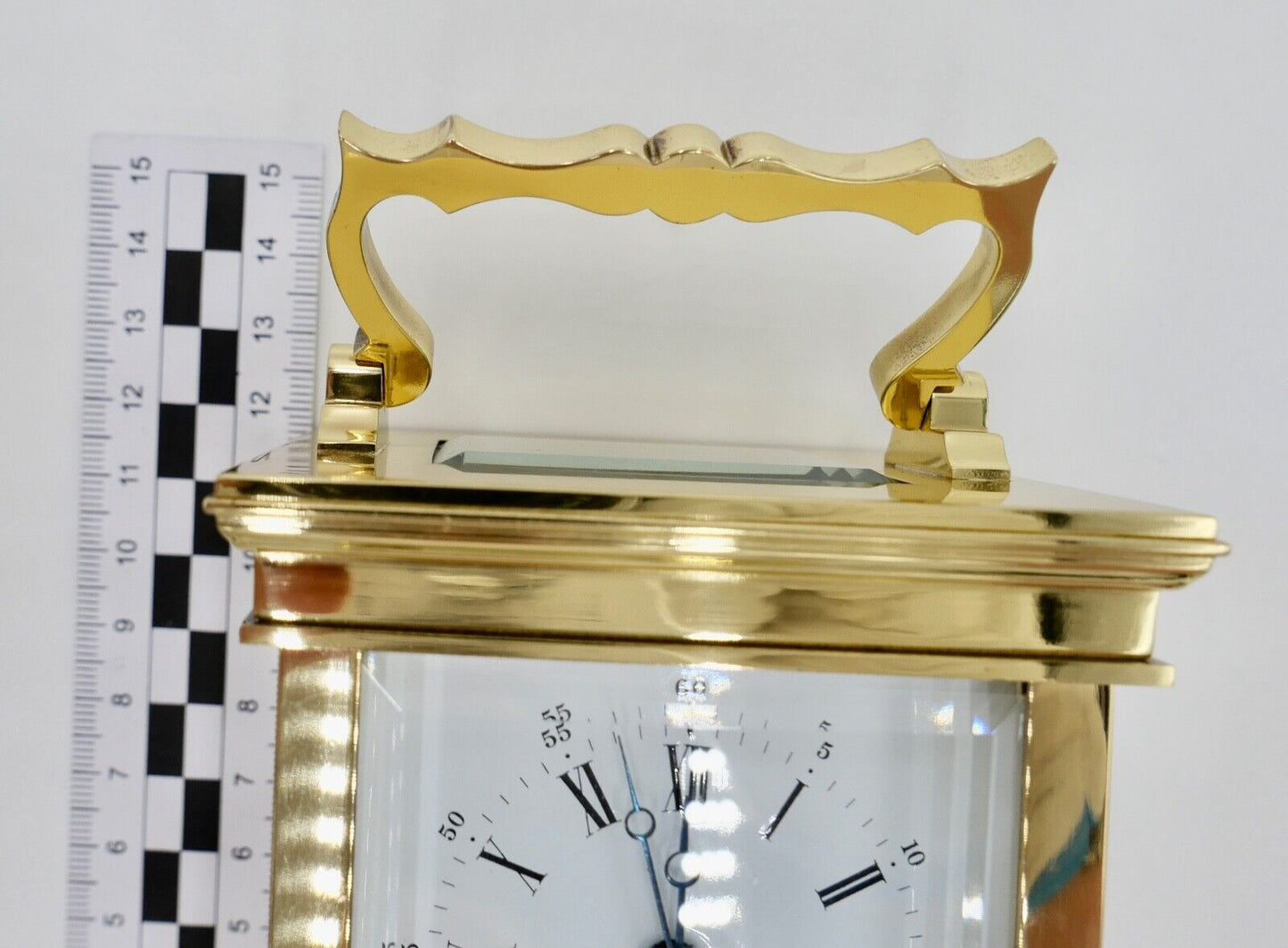 L’Epée 1839 Reiseuhr Tischuhr Frankreich 80-90er Jahre Messing mit Wecker - Antikhandel-Stuttgart