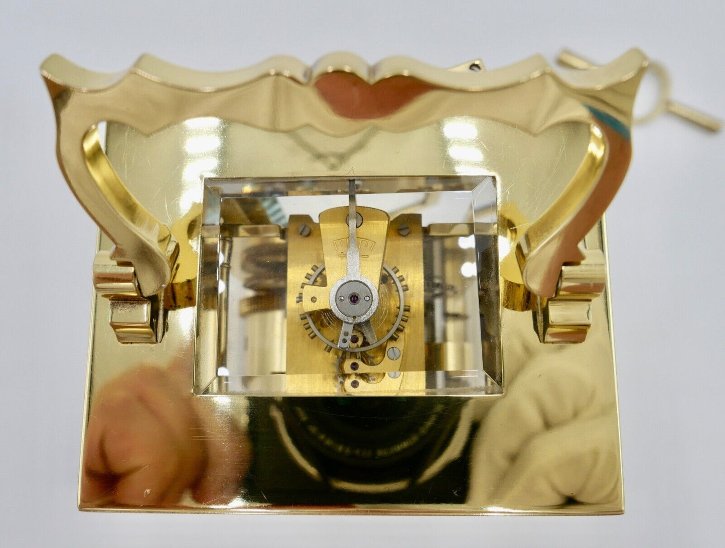 L’Epée 1839 Reiseuhr Tischuhr Frankreich 80-90er Jahre Messing mit Wecker - Antikhandel-Stuttgart