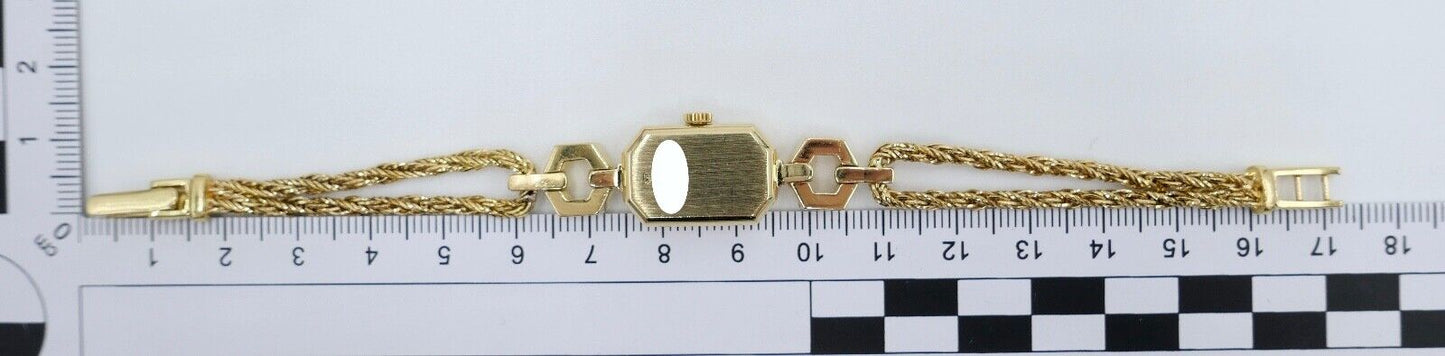 Chopard L.U.C. Damen 750 Gelbgold Armbanduhr 20x13mm 71 Brillanten 1,06 Ct G3736 - Antikhandel-Stuttgart