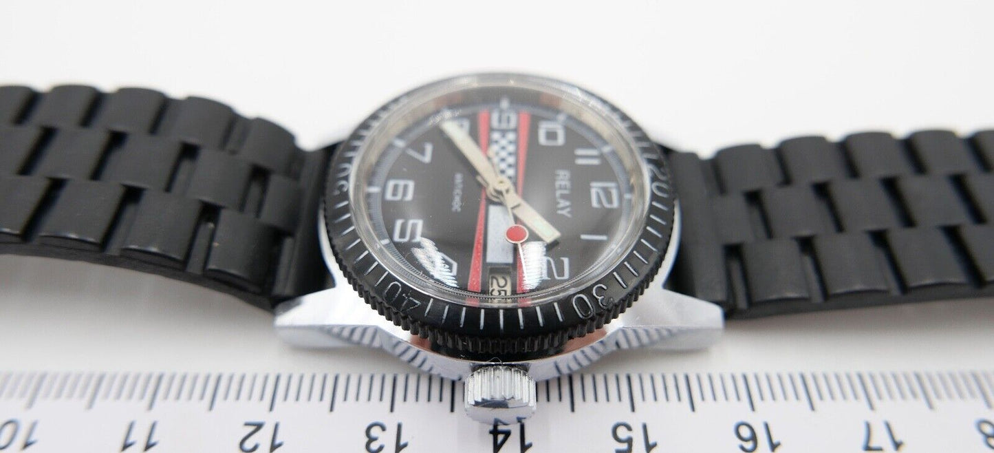 Vintage " RELAY DIVER " Taucheruhr watch Armbanduhr Uhr Herren Kal. cal AP C164 - Antikhandel-Stuttgart