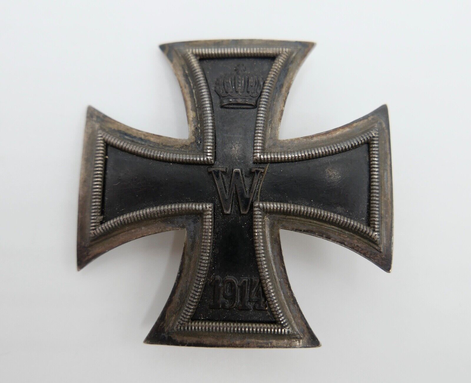 Selten Eisernes Kreuz EK1 1914 Deutsches Reich 1. WK Silber 800 KMST DRGM - Antikhandel-Stuttgart