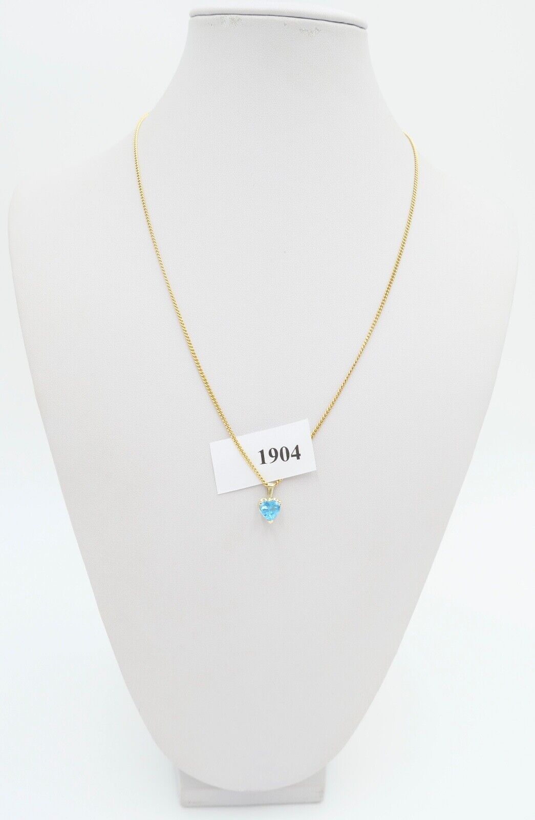 BCI Bernhard Conrad Idar 90er Jahre Herz - Anhänger Gold 585 / 14K Spinell - Antikhandel-Stuttgart